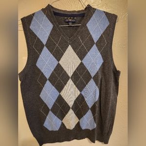 Club Room Argyle Small Vest